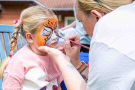 Face Painting at the Summer Fair